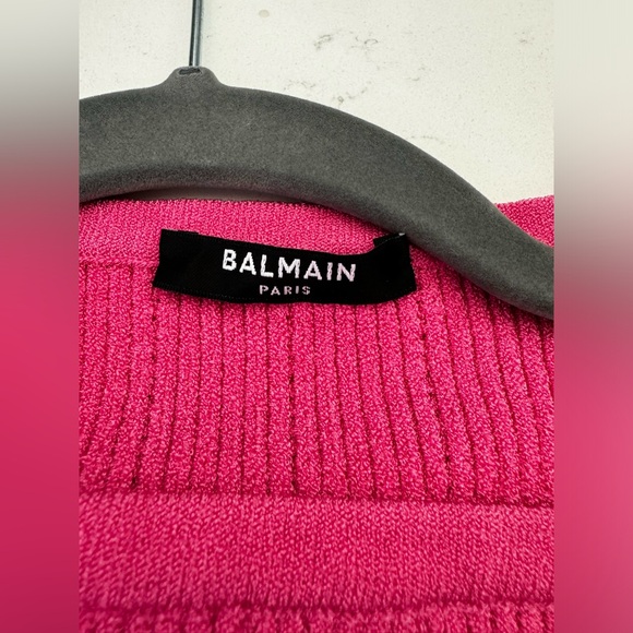 Pink Balmain ribbed top - Picture 3 of 7